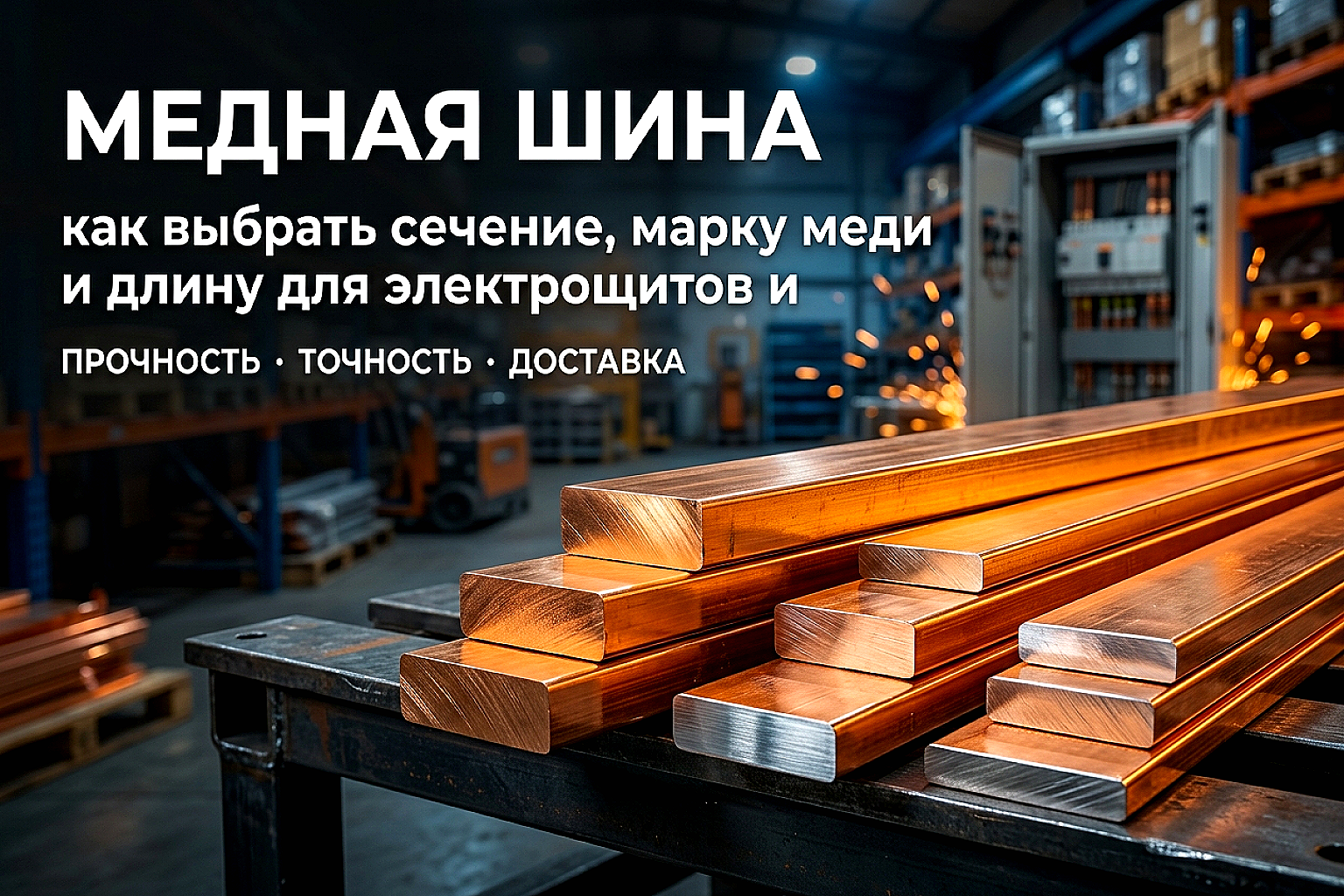 Медная шина: как выбрать сечение, марку меди и длину для электрощитов