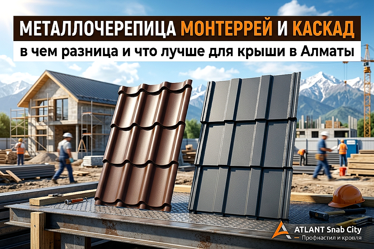 Металлочерепица Монтеррей и Каскад: сравнение и выбор