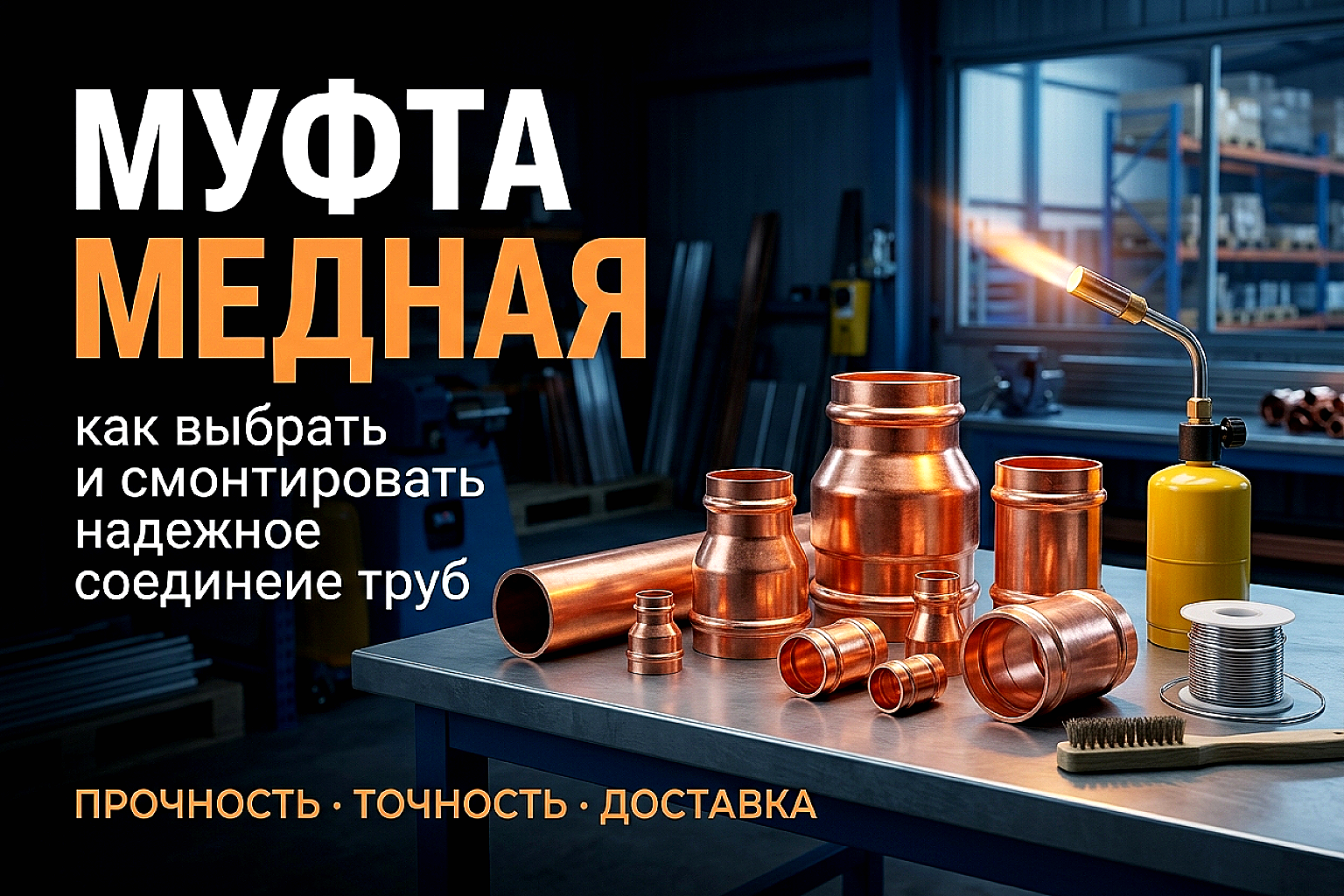 Муфта медная: как выбрать и смонтировать надежное соединение
