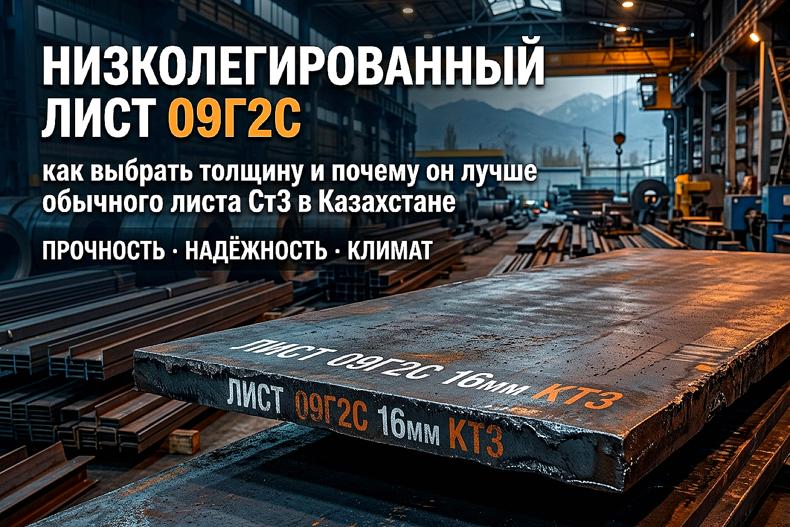 Лист 09Г2С: технические характеристики, выбор и применение низколегированной стали