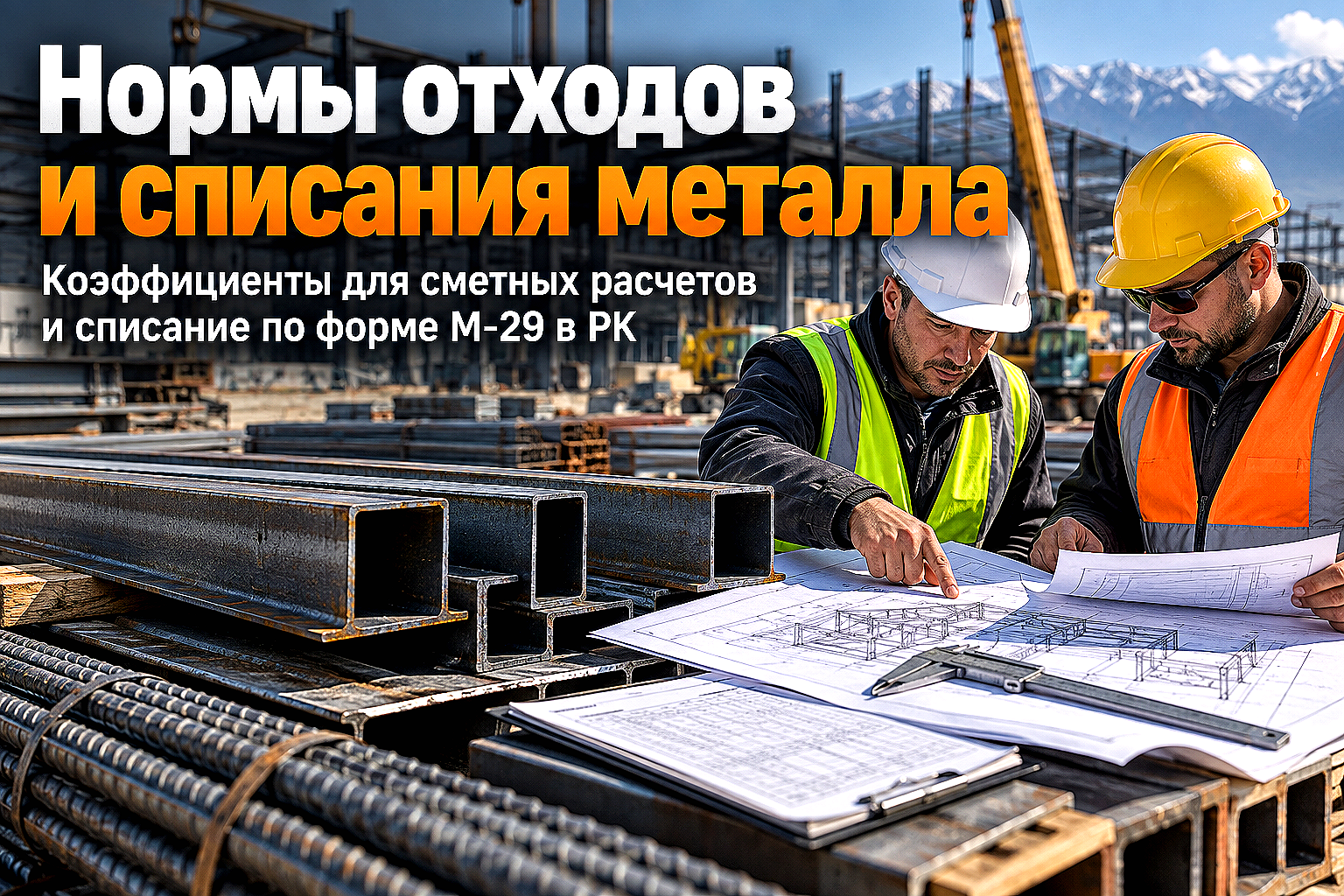 Нормы трудноустранимых потерь и списания металлопроката в сметах: коэффициенты отходов и учет на объектах Казахстана