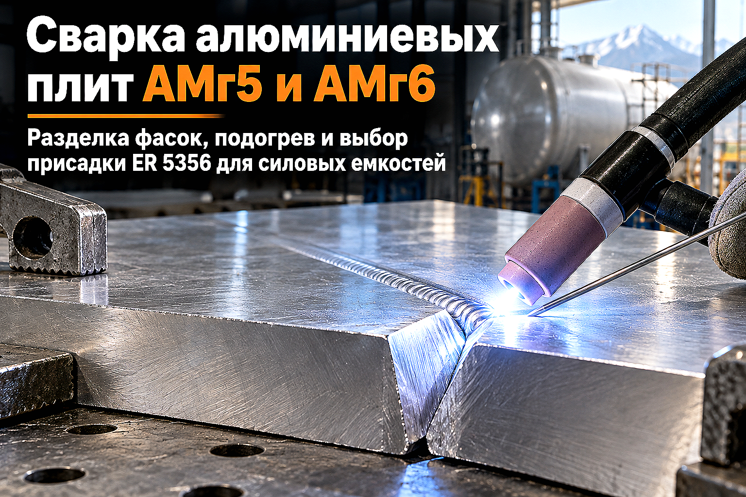 Плита алюминиевая АМг5 и АМг6: выбор толщины, подготовка кромок и технология сварки силовых конструкций
