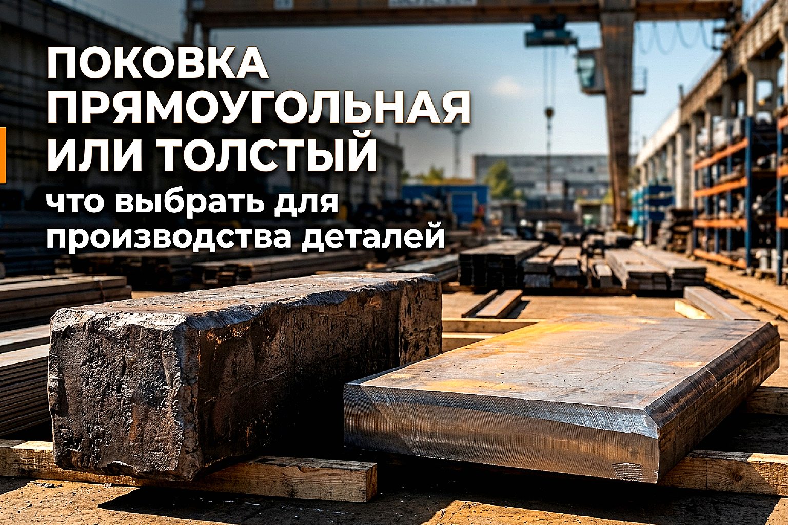 Поковка прямоугольная против толстого листа: как не ошибиться в выборе заготовки