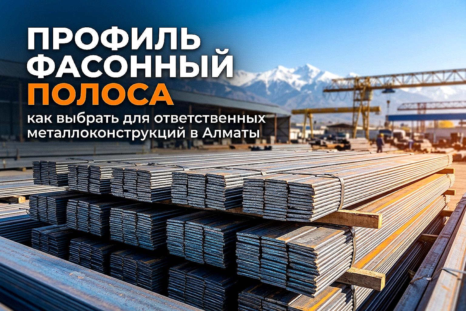 Выбор фасонного профиля (полосы) для промышленного строительства