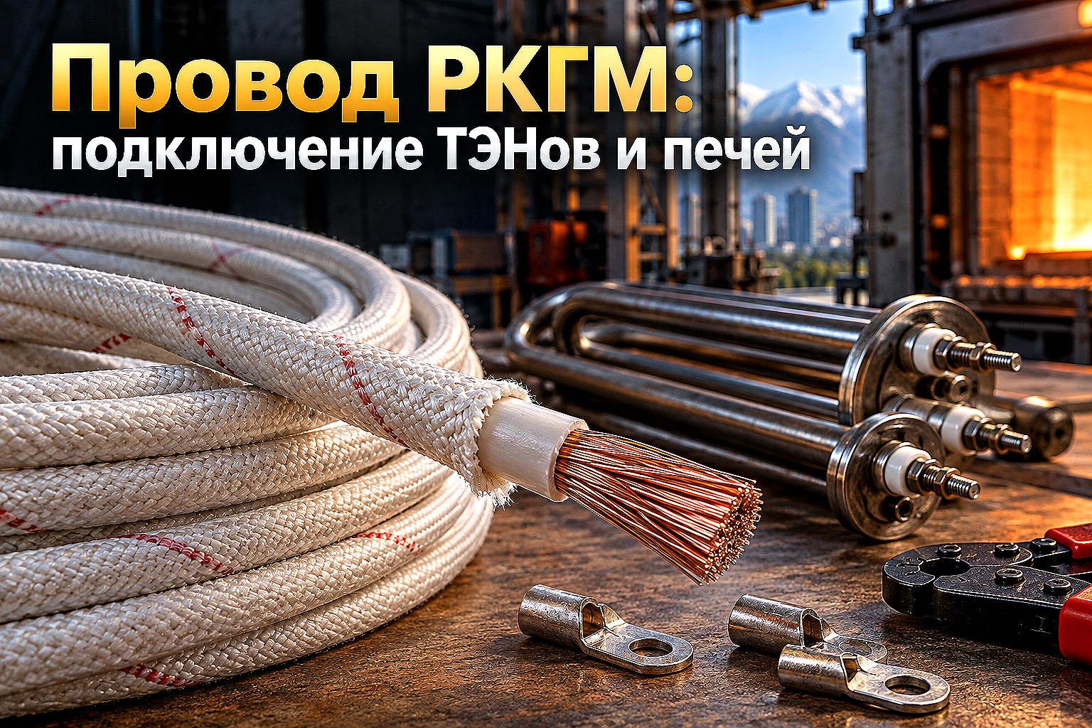 Провод термостойкий РКГМ: выбор сечения, кремнийорганическая изоляция до +180 °C, подключение ТЭНов и электропечей