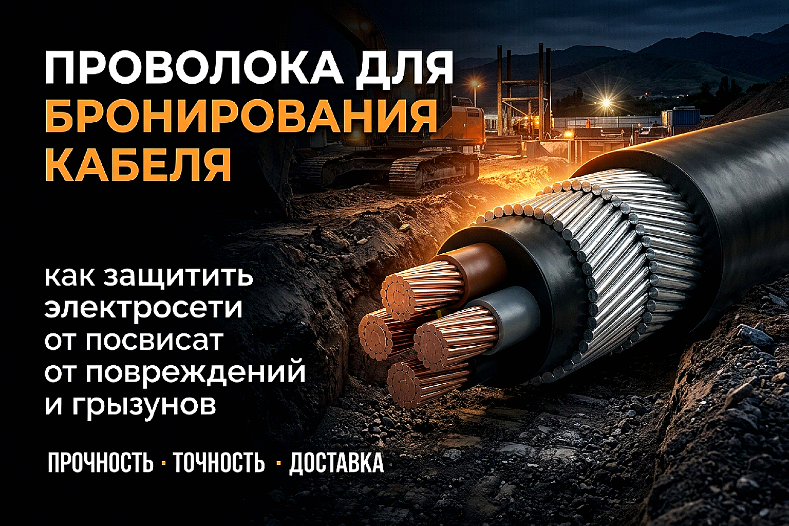 Проволока для бронирования кабеля: как выбрать защиту для сетей
