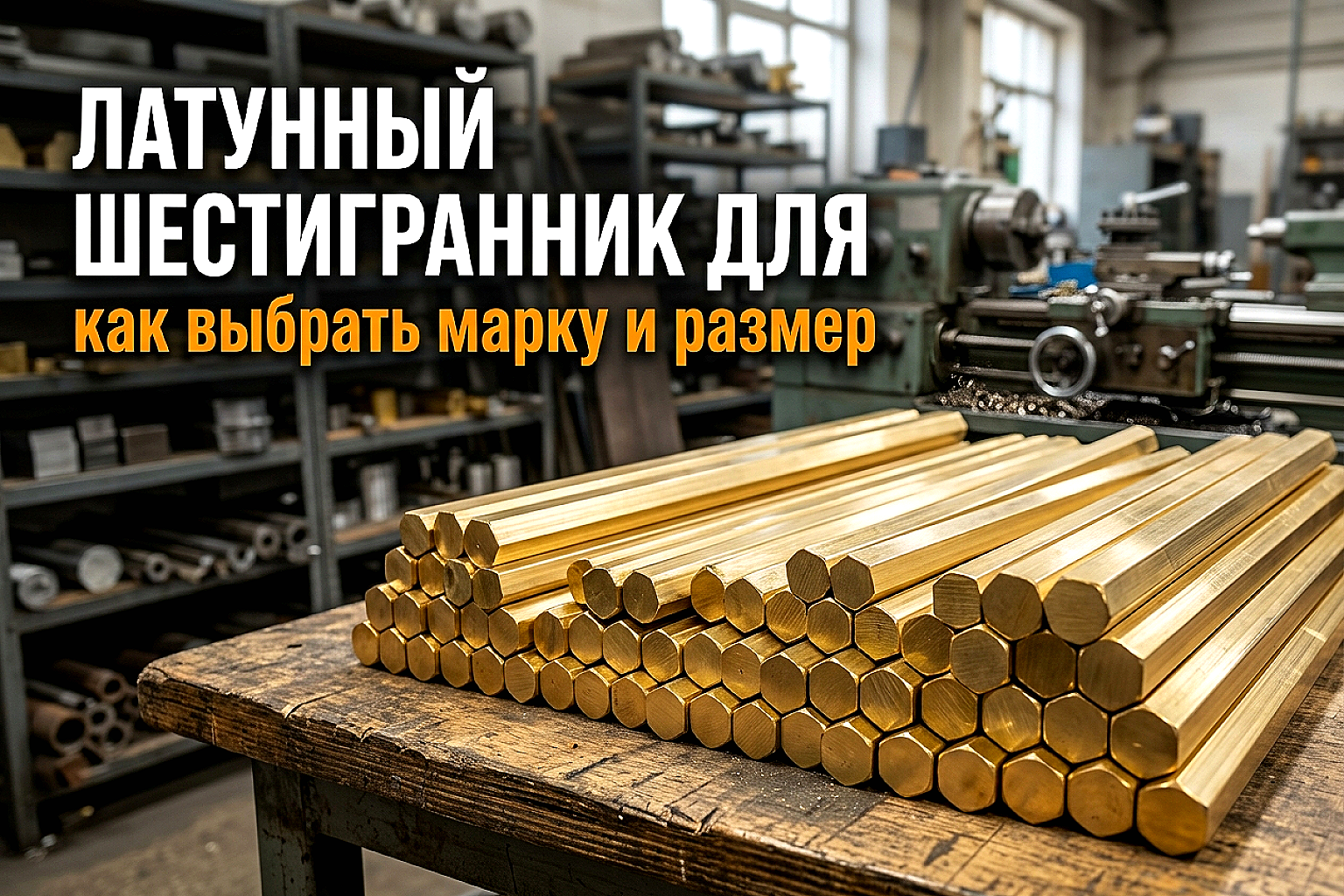 Как выбрать латунный шестигранник для токарных работ и производства деталей