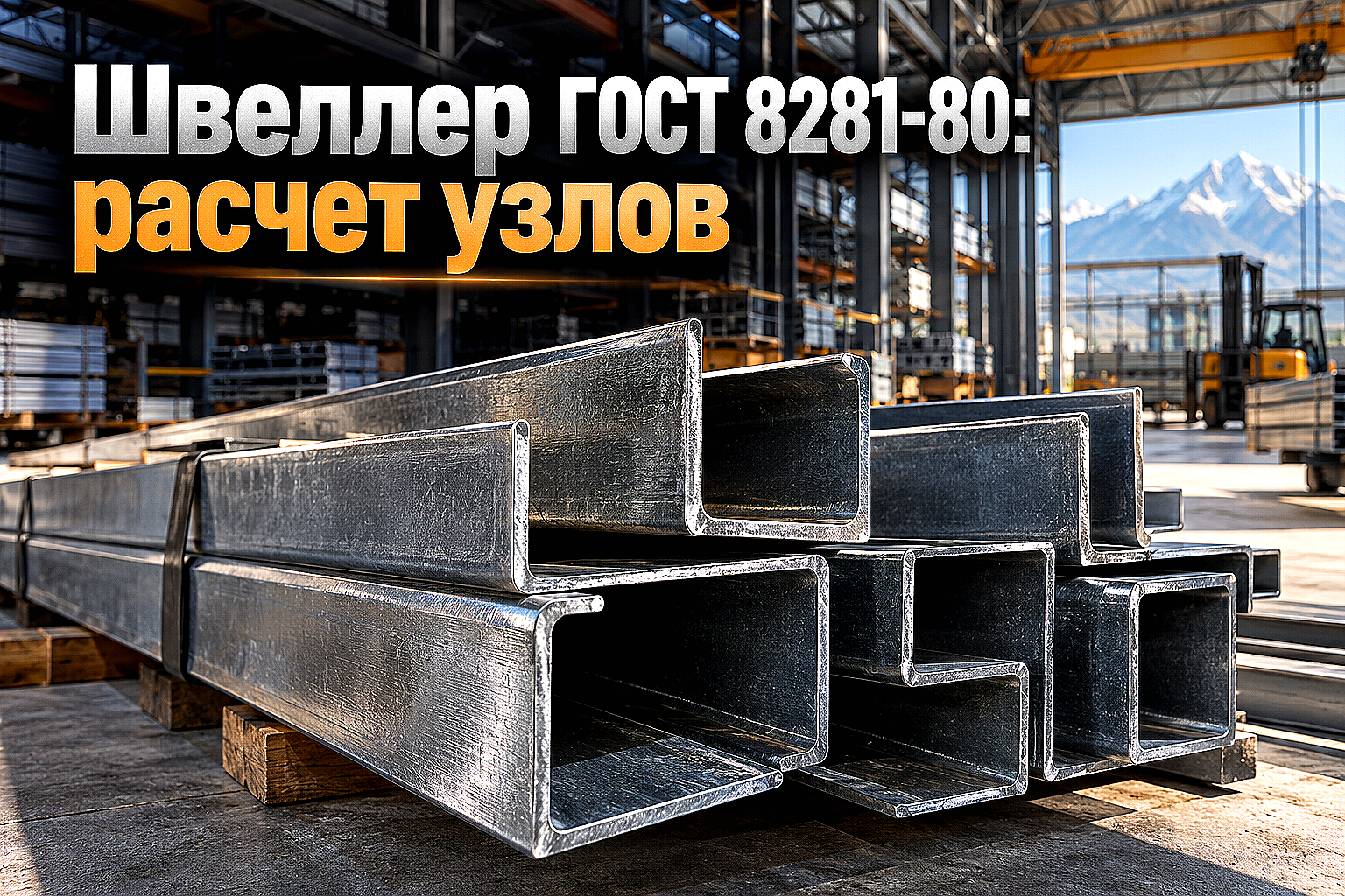 Швеллер гнутый неравнополочный ГОСТ 8281-80: расчет асимметричных сечений, выбор полок и монтаж