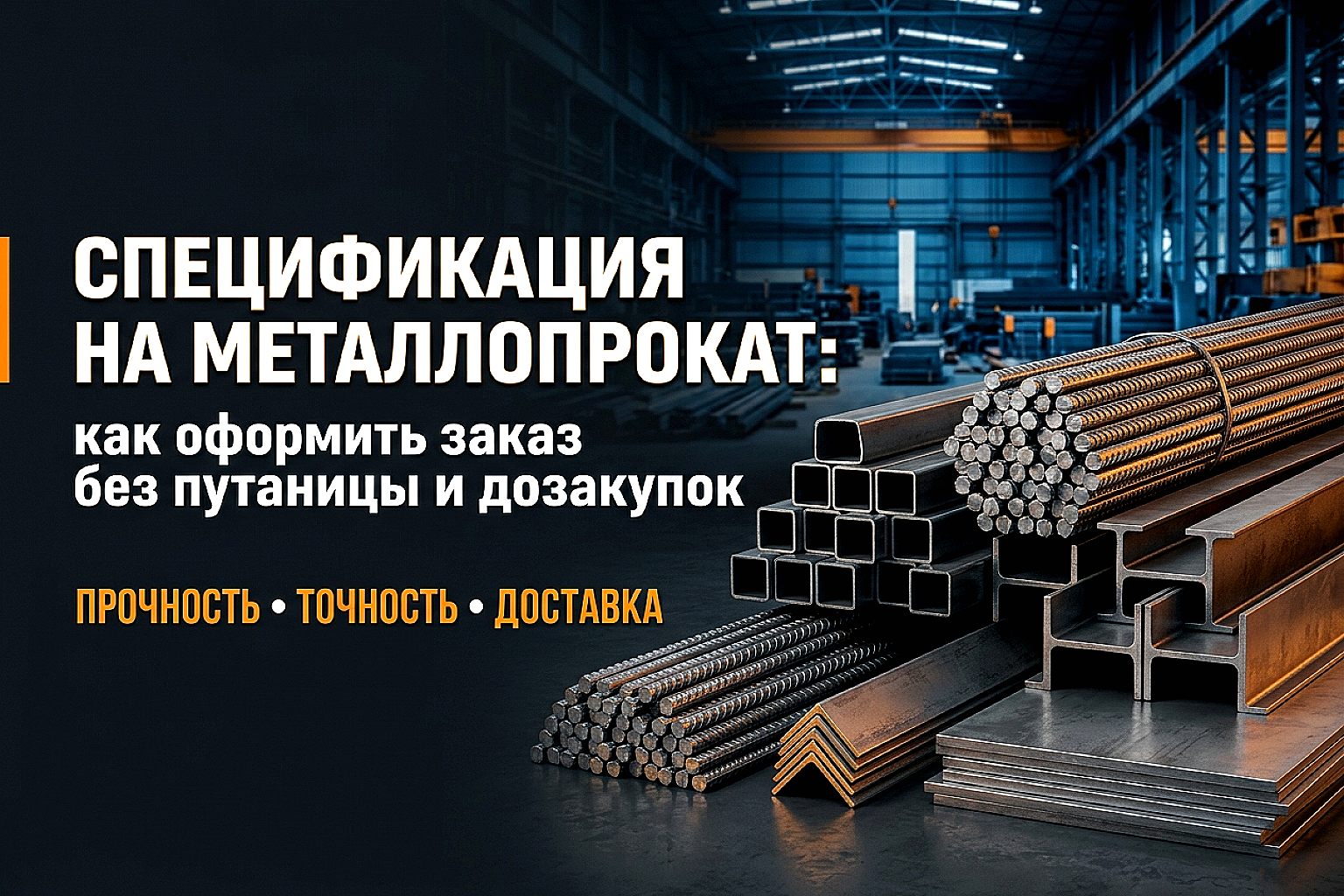 Спецификация на металлопрокат: как подготовить заказ, чтобы не сорвать объект