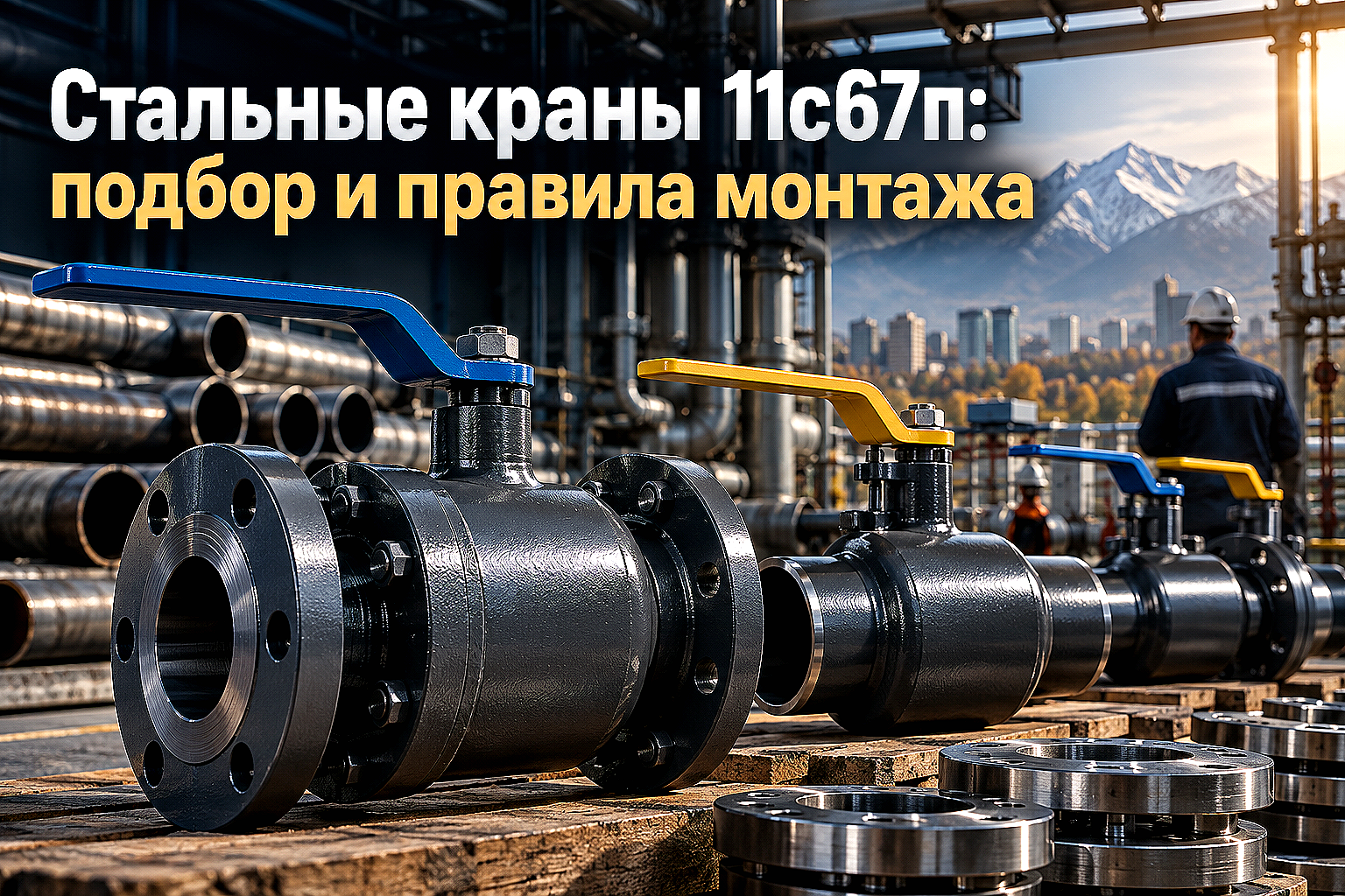 Стальные шаровые краны 11с67п (фланцевые и приварные): выбор сечения, марки стали и правила монтажа в теплосетях