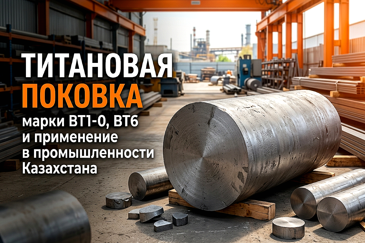 Титановая поковка: марки, характеристики и выбор для производства