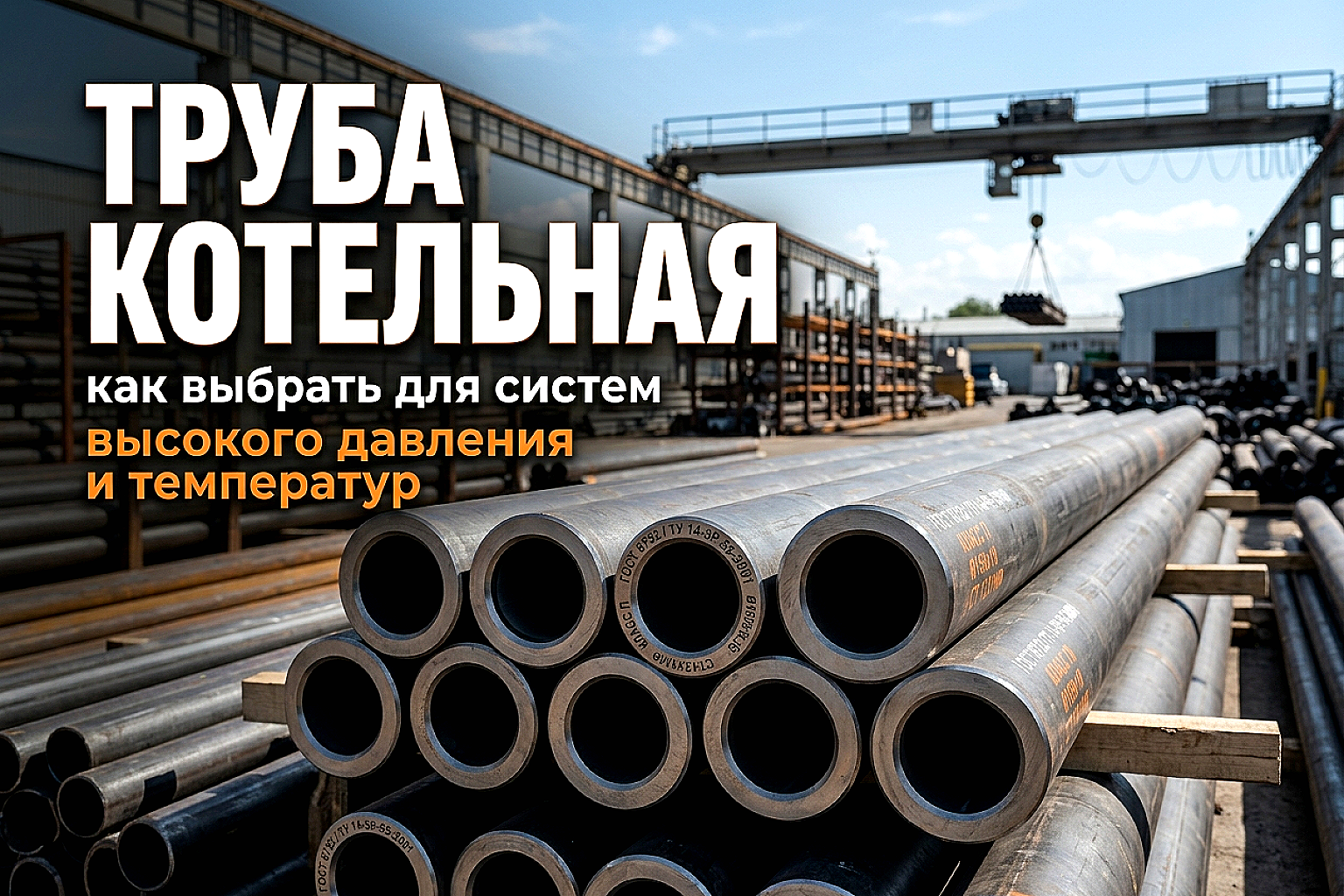 Труба котельная: выбор для высокого давления и температур