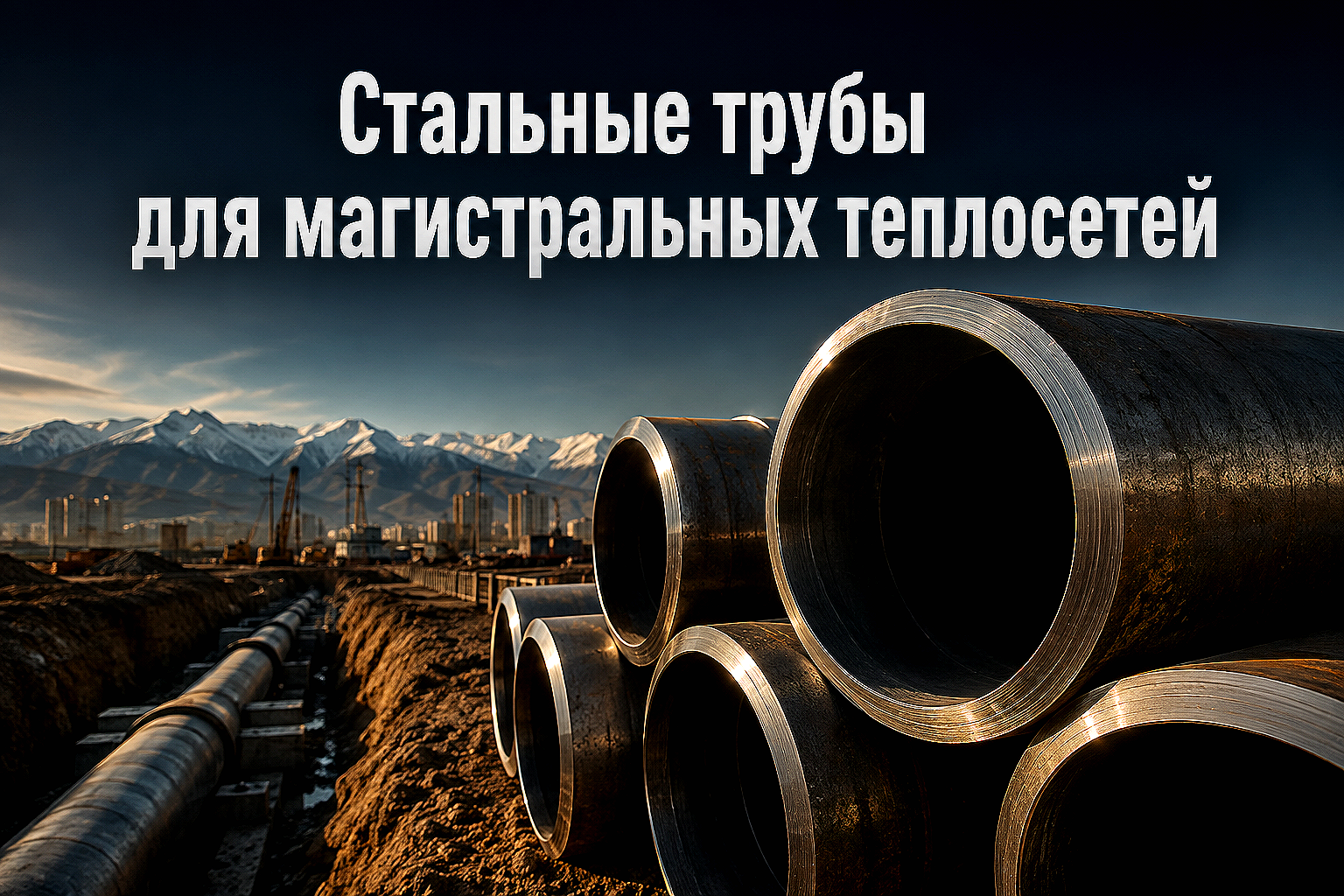 Стальные трубы для магистральных теплосетей: выбор ГОСТ, марок стали, расчет толщины стенки и гидравлики