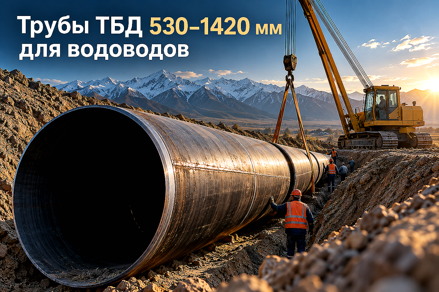 Трубы стальные электросварные большого диаметра (ТБД 530–1420 мм): выбор ГОСТ, расчет толщины стенки и монтаж