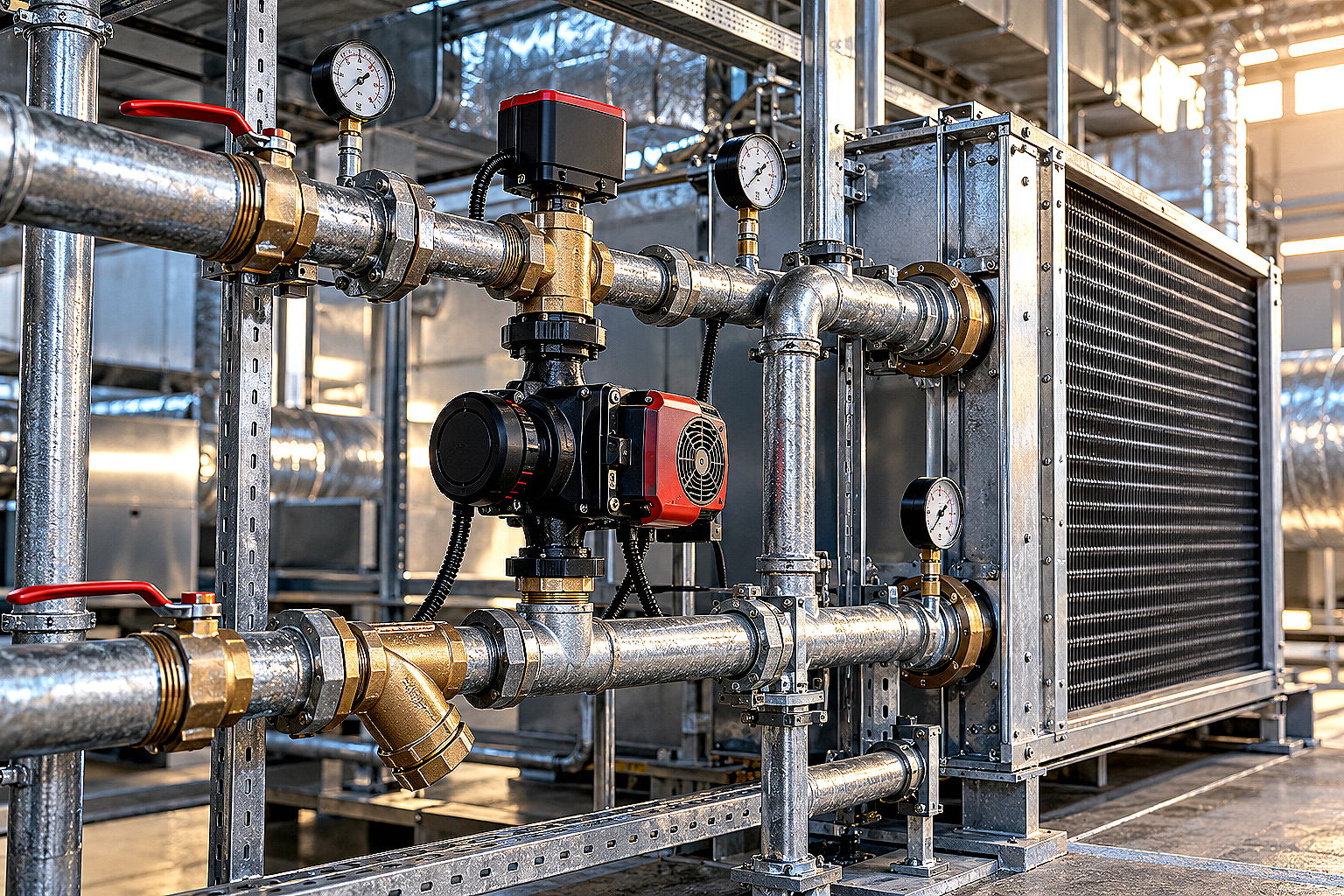 Водогазопроводные трубы ГОСТ 3262-75 для обвязки калориферов: выбор серий, расчет расхода и монтаж смесительных узлов