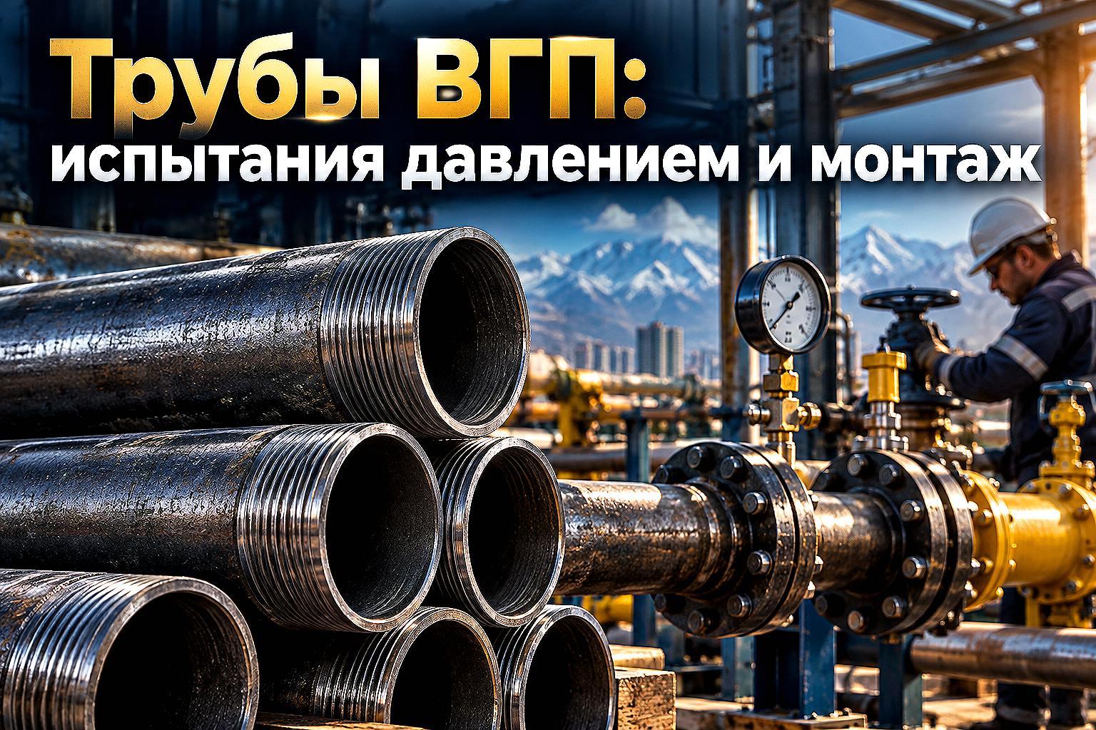Водогазопроводные стальные трубы: испытания давлением, выбор серии и правила монтажа