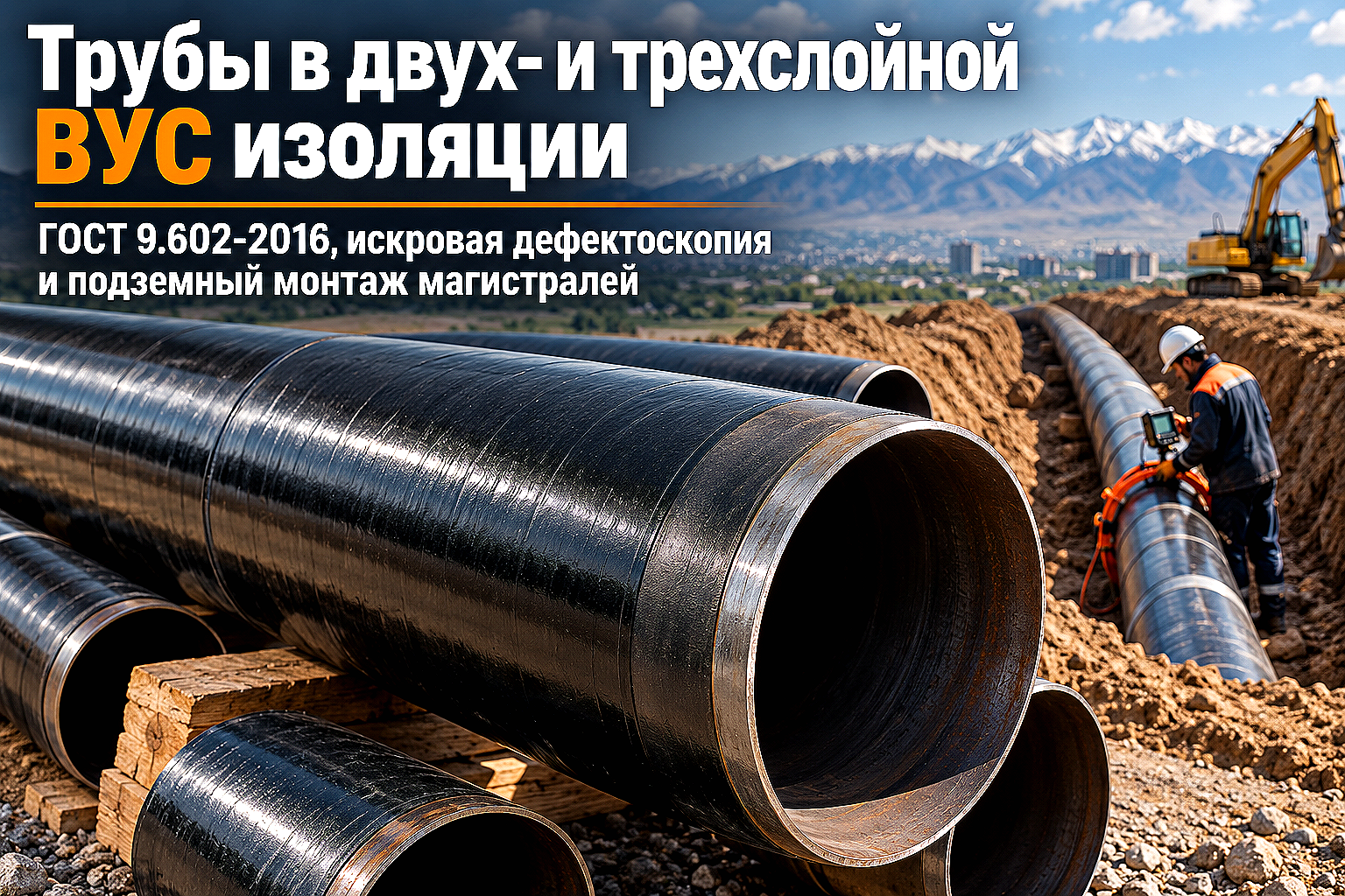 Трубы в ВУС изоляции: выбор двухслойной и трехслойной защиты, стандарты и подземный монтаж