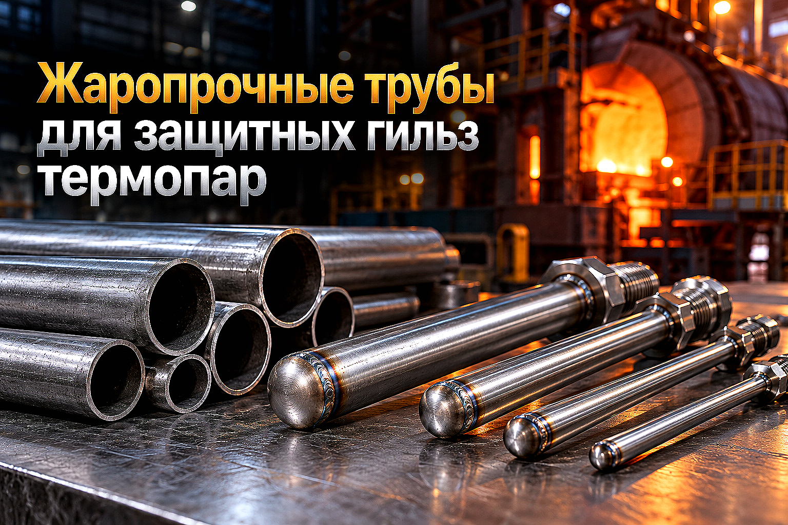 Трубы жаропрочные для защитных гильз термопар и датчиков: выбор стали, расчет стенки и монтаж в печах