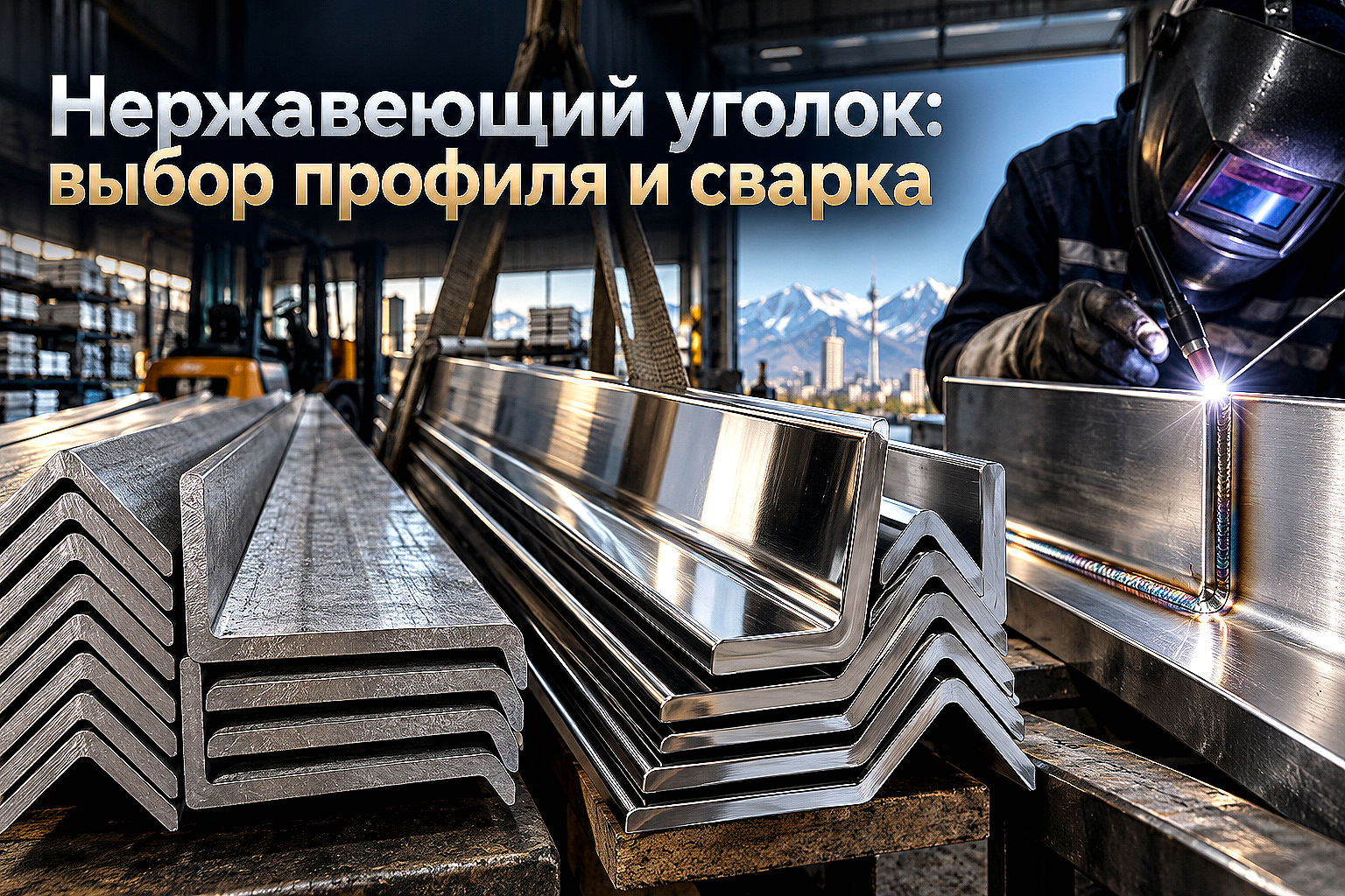 Уголок нержавеющий AISI 304, 316 и 12Х18Н10Т: выбор профиля, расчет нагрузок и правила сварки