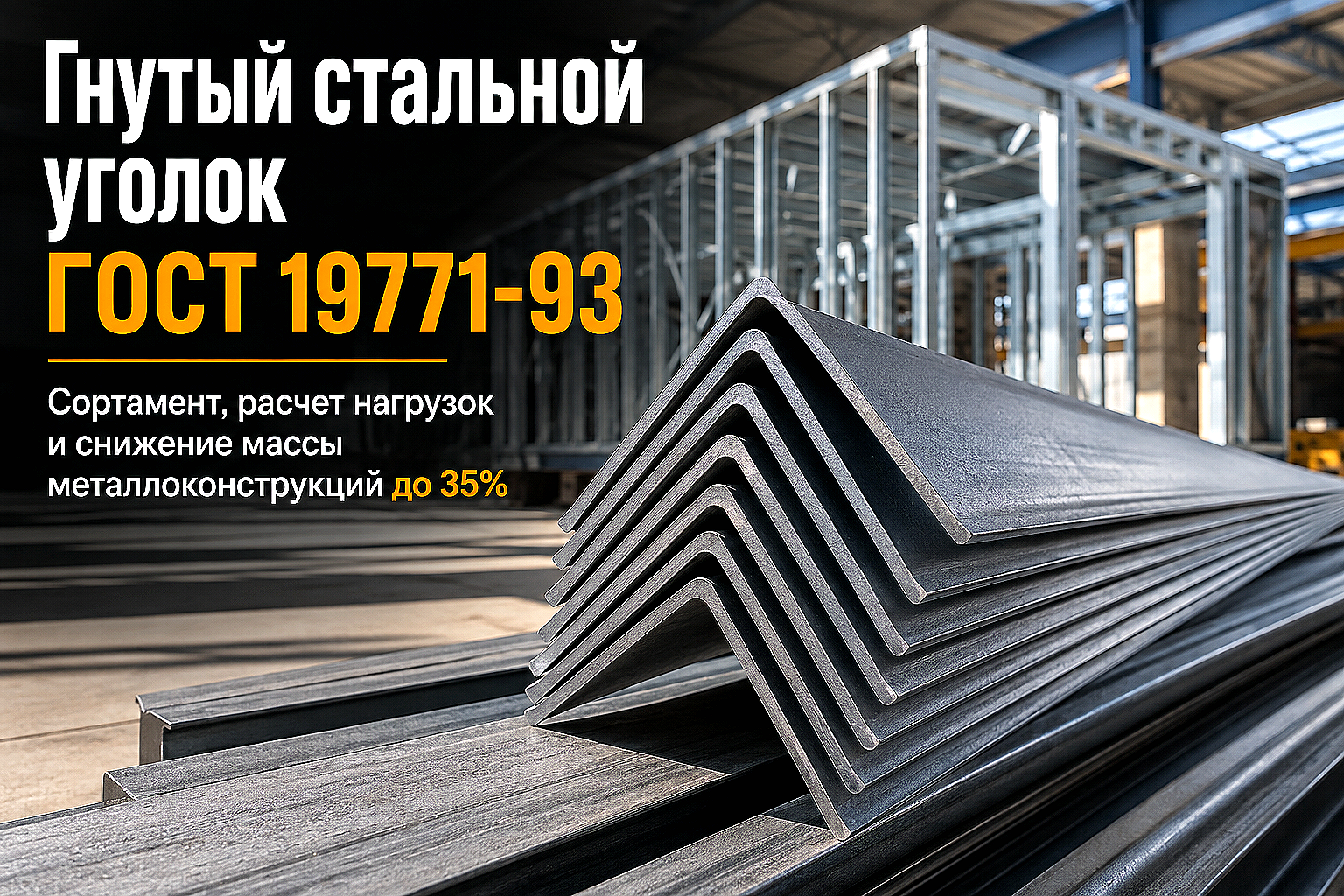 Уголок стальной гнутый равнополочный: выбор типоразмера, расчет нагрузок и правила монтажа
