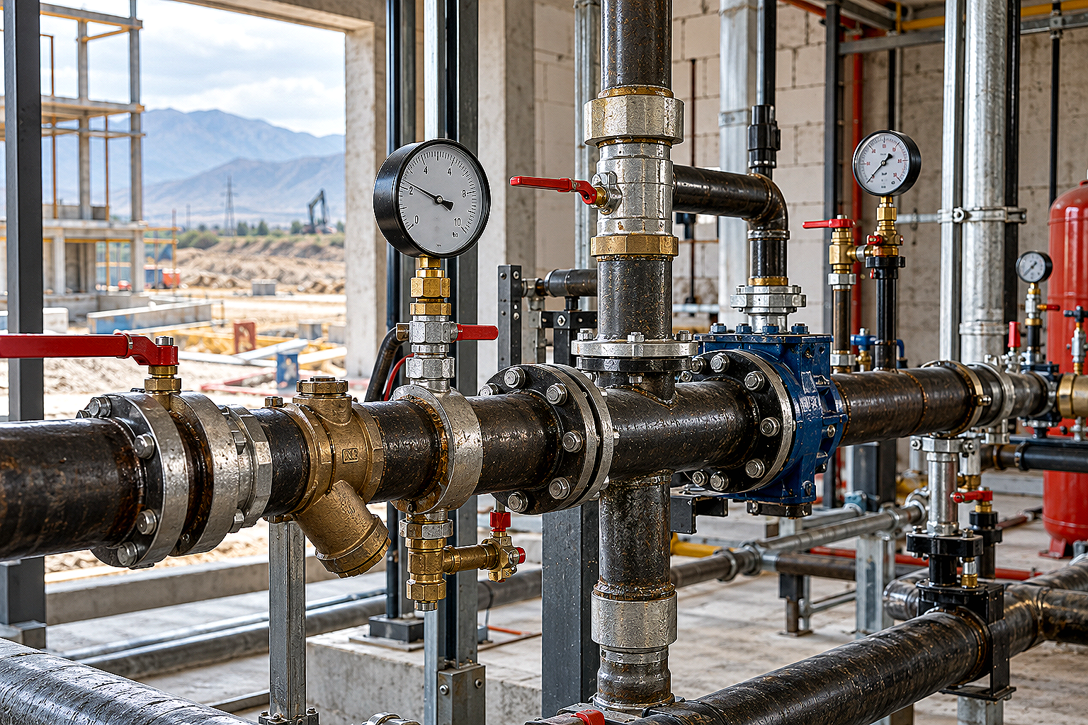 Водогазопроводные трубы ГОСТ 3262-75 для гидропневматической промывки и опрессовки: расчет Ду 25–50 и сдача теплосетям