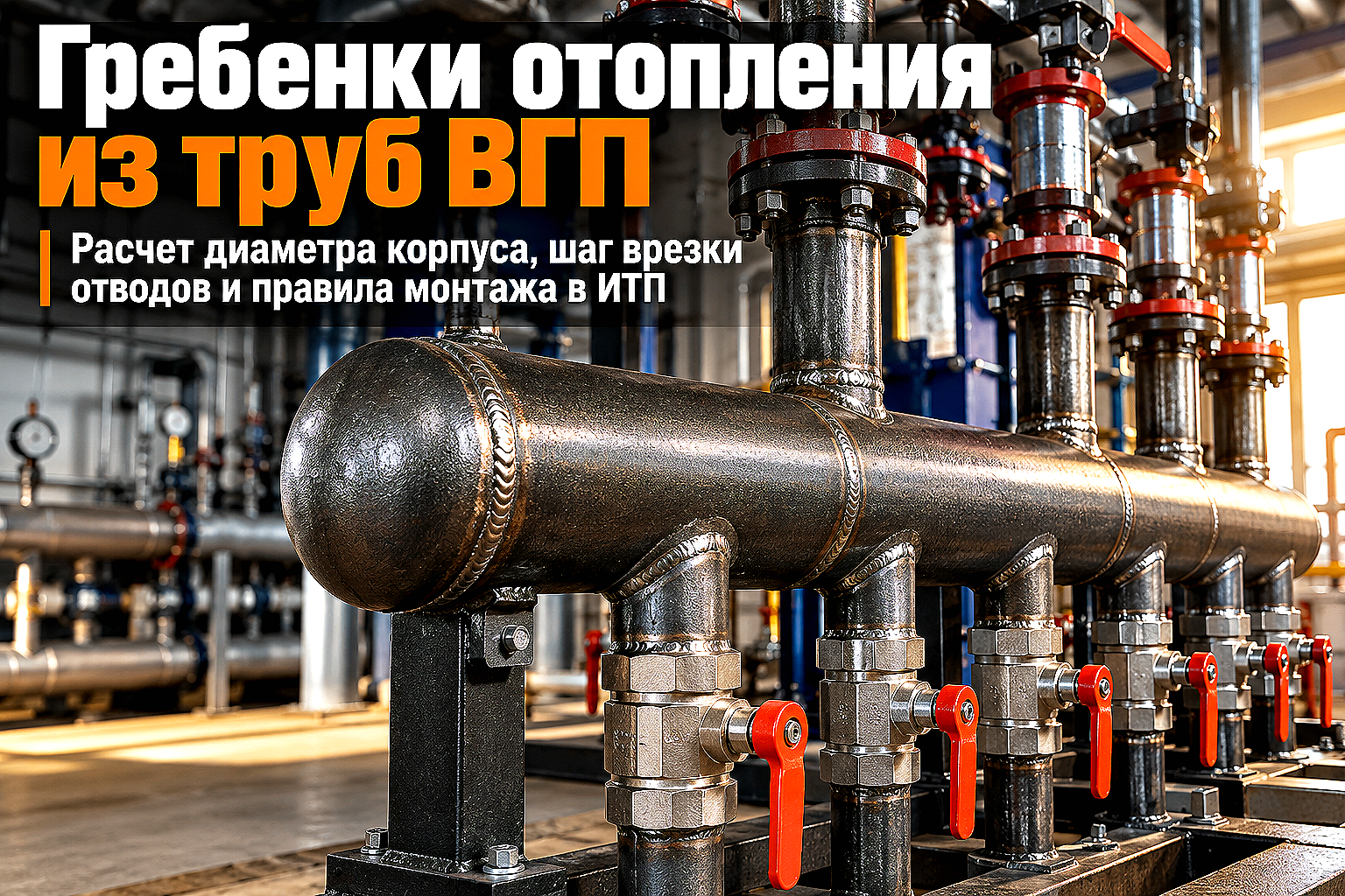 Водогазопроводные трубы ГОСТ 3262-75 для распределительных гребенок отопления: расчет корпуса, шаг врезки и монтаж