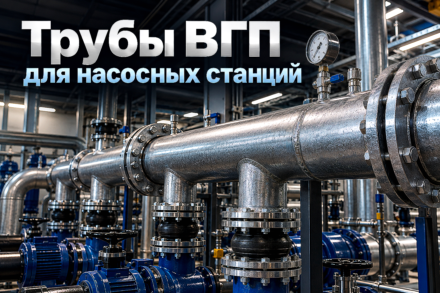 Водогазопроводные трубы ГОСТ 3262-75 для обвязки повысительных насосных станций: расчет диаметров, гашение вибраций и монтаж
