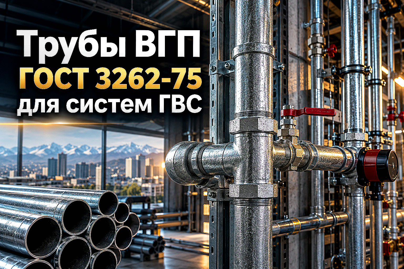 Водогазопроводные трубы ГОСТ 3262-75 для систем рециркуляции ГВС: расчет диаметров, температурные удлинения и монтаж