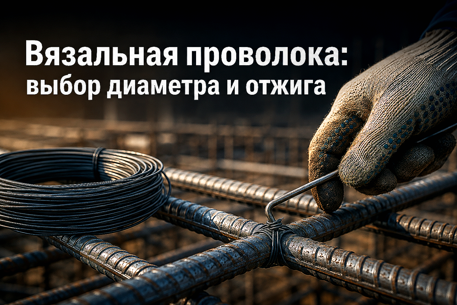 Вязальная проволока для арматуры: выбор диаметра, типа отжига и способов вязки